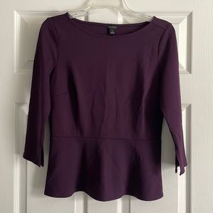 ANN TAYLOR peplum style top